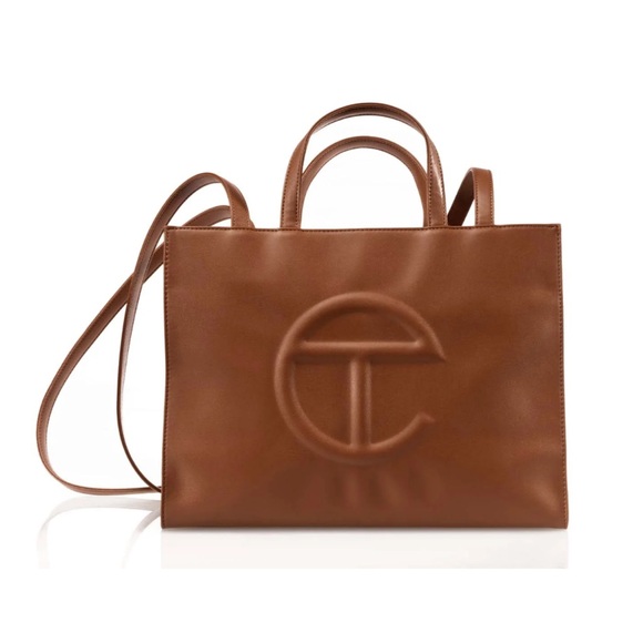 Telfar Handbags - Telfar Medium Tan Shopping Bag